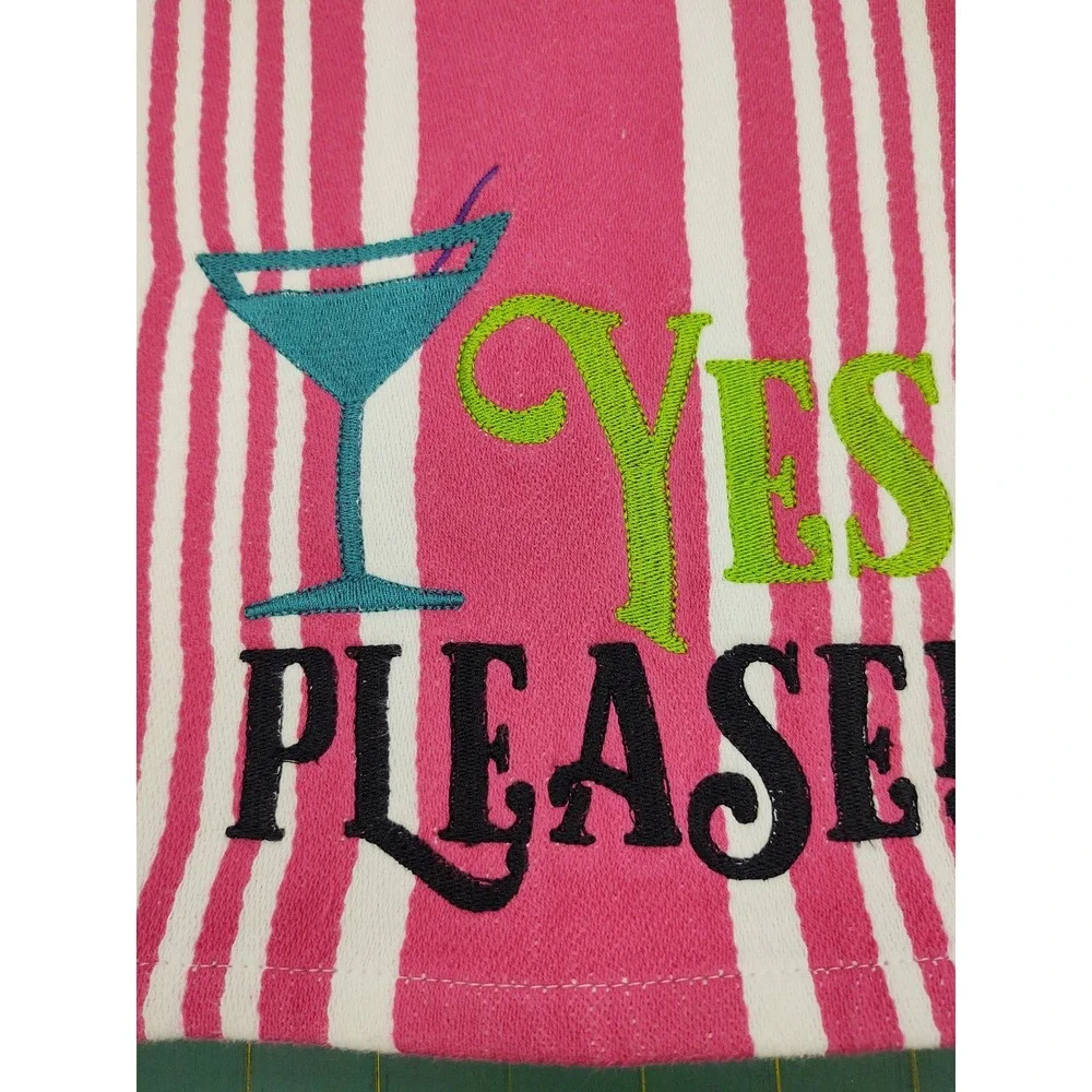 YES Please! Handcrafted Kitchen Hand Bar Towel Hang Loop Great Gift Idea!